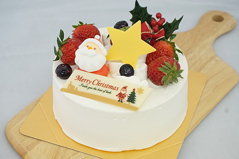静岡県菊川市『Bake and Cake ぱふ』クリスマスケーキ