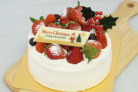 静岡県菊川市『Bake and Cake ぱふ』クリスマスケーキ